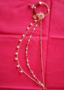Bridal Nose Pin Pure Brass Material Premium Qualit