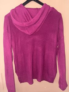 Plum Colour Hoodie
