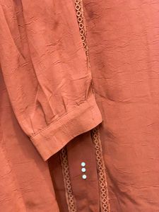 Elegant Rust Dress