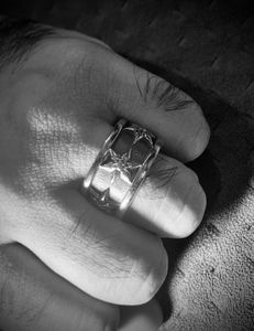 Men’s Silver stainless steel Ring