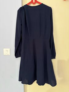 Short Navy Blue Dress In Size M