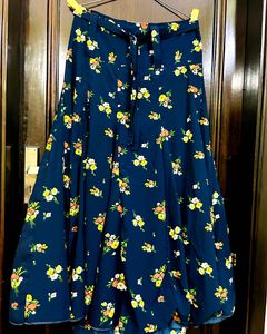 Floral Print Skirt