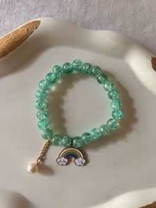 Green Beaded Bracelet