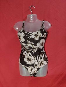 Floral Print One-Piece Swimsuit