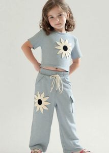Imported Crush Fabric In Co Ord Set For Girls