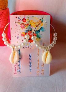New Handmade Cowri Earrings