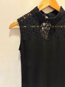 Elegant Black Lace Top