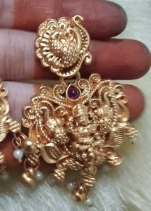 Matt Finish Heavy Work Earrings