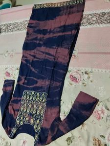 Elegant Tie-Dye Kurta
