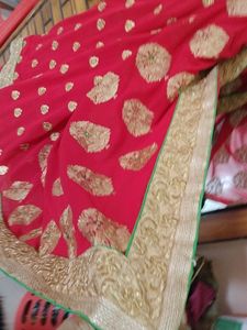 New Red Saree