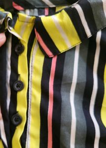 Striped Short Sleeve Top