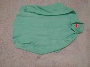 Men's Mint Green Striped Shirt