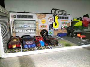 3D Hotwheels DECORATIVE Garrage Wooden