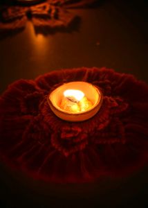 Macrame Tea Light Holder