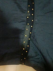 Long Gown With Golden Details (2 Layer If Cancan)