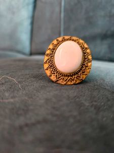 Vintage Oval Faux Stone Ring