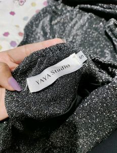 Black Shimmery Party Dress