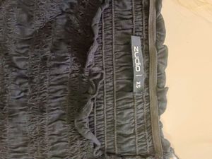 Chic Black Top With Puffy Sleeves