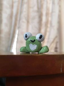Clay Frog 🐸 Desk Buddy 💚