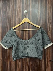 Grey Cute Blouse 🩶🖤