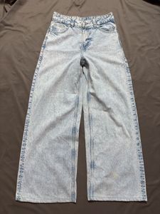 Wide Leg Denim Jeans