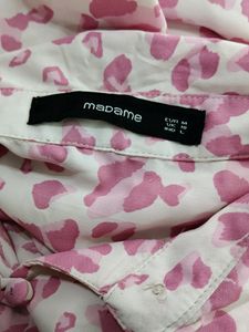 Madame Pink Printed Western Top(Women&#39;s)