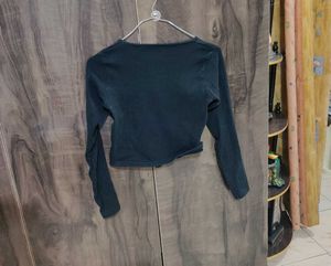 Black Long Sleeve Top
