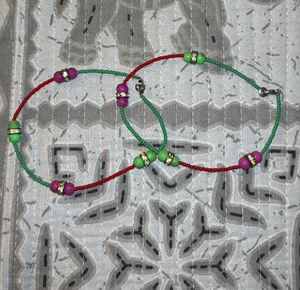 Colourful Beaded Anklet