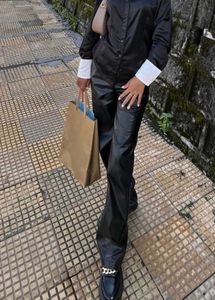 Bronx PU Pants Black