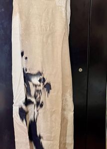 ZARA Printed Halter Maxi Dress