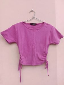 Pink korean side string top (UNUSED)