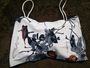floral padded bralette top