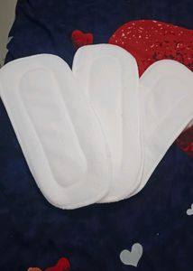 Combo Of Reusable Diapers With Pads