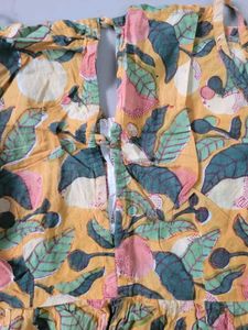 Yellow Floral Top