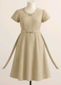 Flared Beautiful Green Dress For Selling