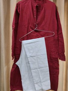 Maroon Kurta Pajama Set