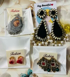 Earring Set 4 Combo Earrings