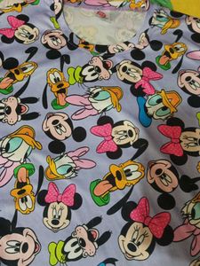 Disney Cartoon Print Top