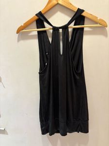 Black Sleeveless Tank Top