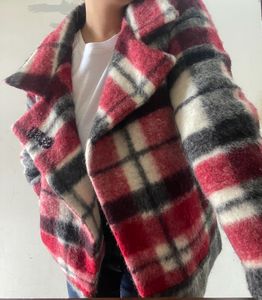 🎀Plaid Wool Blend Coat 🎀