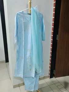 Sky Blue Kurta Set