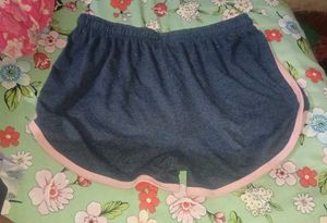 Cute Navy &amp; Pink Athletic Shorts