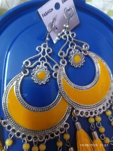New Yellow Tassel Earrings