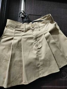 Mini pleated skirt