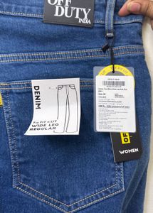 Wide Leg Jeans With Tag