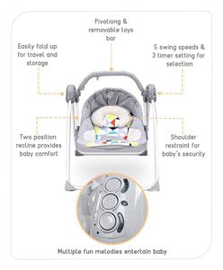 Baby hug Galaxy Electric Swing