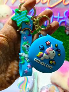 Unicorn Mirror Keychain