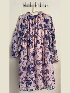 Baby Pink Floral Tiered Dress – Latin Quarters
