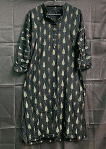 single black kurta