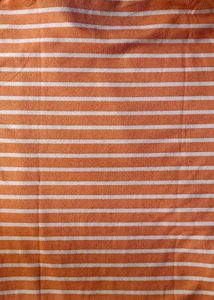 Casual Striped Printed Peach Top